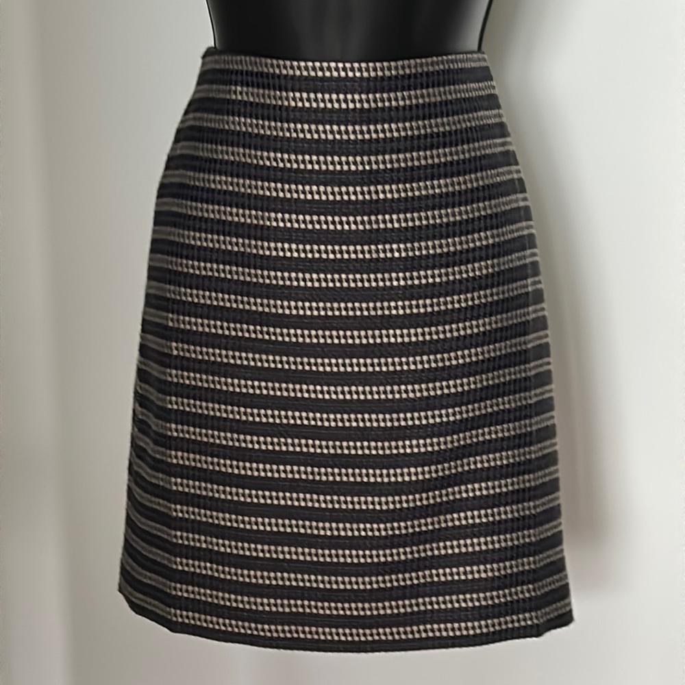 LOFT Blue Woven High Waist Mini Skirt, size 2P